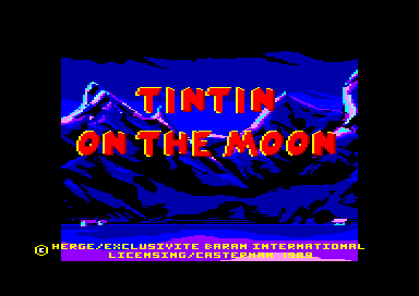 Tintin on the Moon (E,F,G)